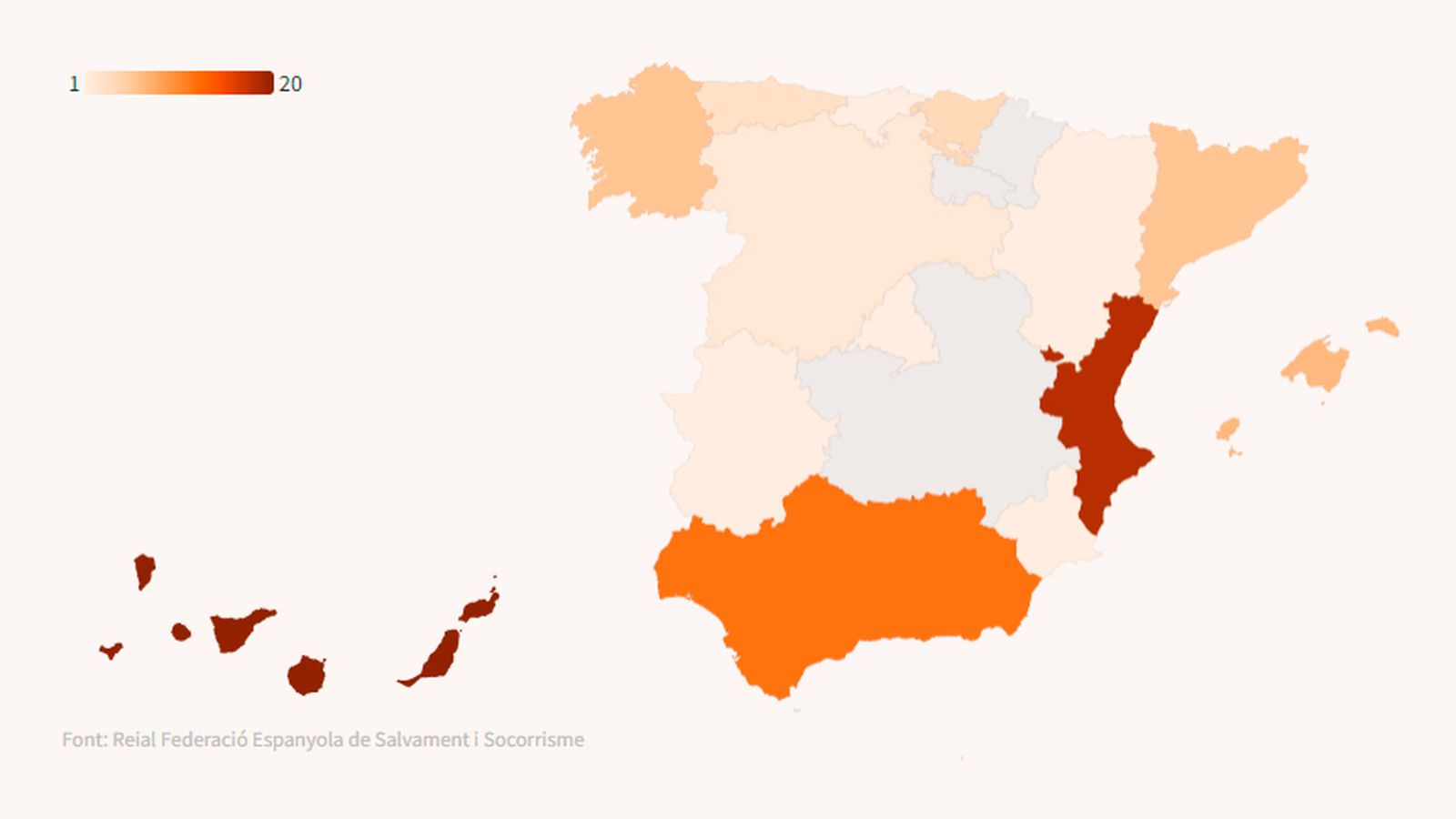 Ofegaments des de l'inici del 2022