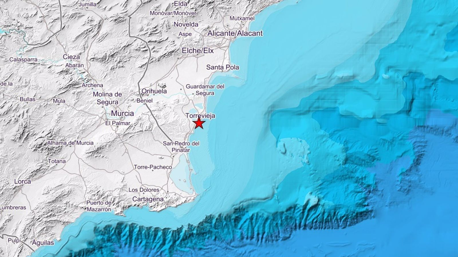 Torrevella registra un nou sisma de magnitud 2,2