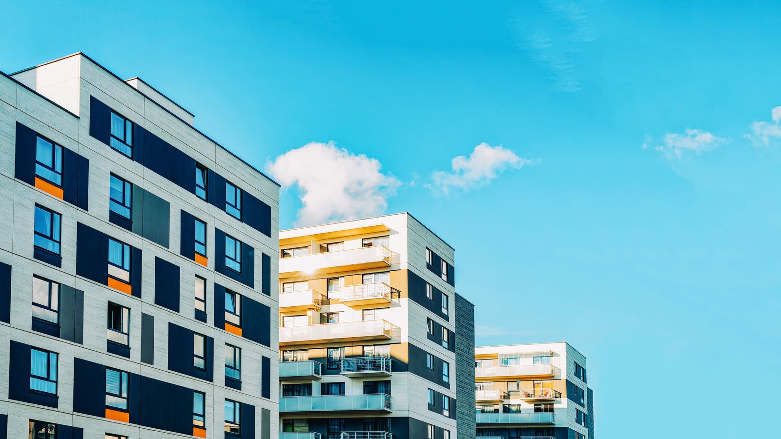 Edificis de nova construcció, en una imatge d'arxiu