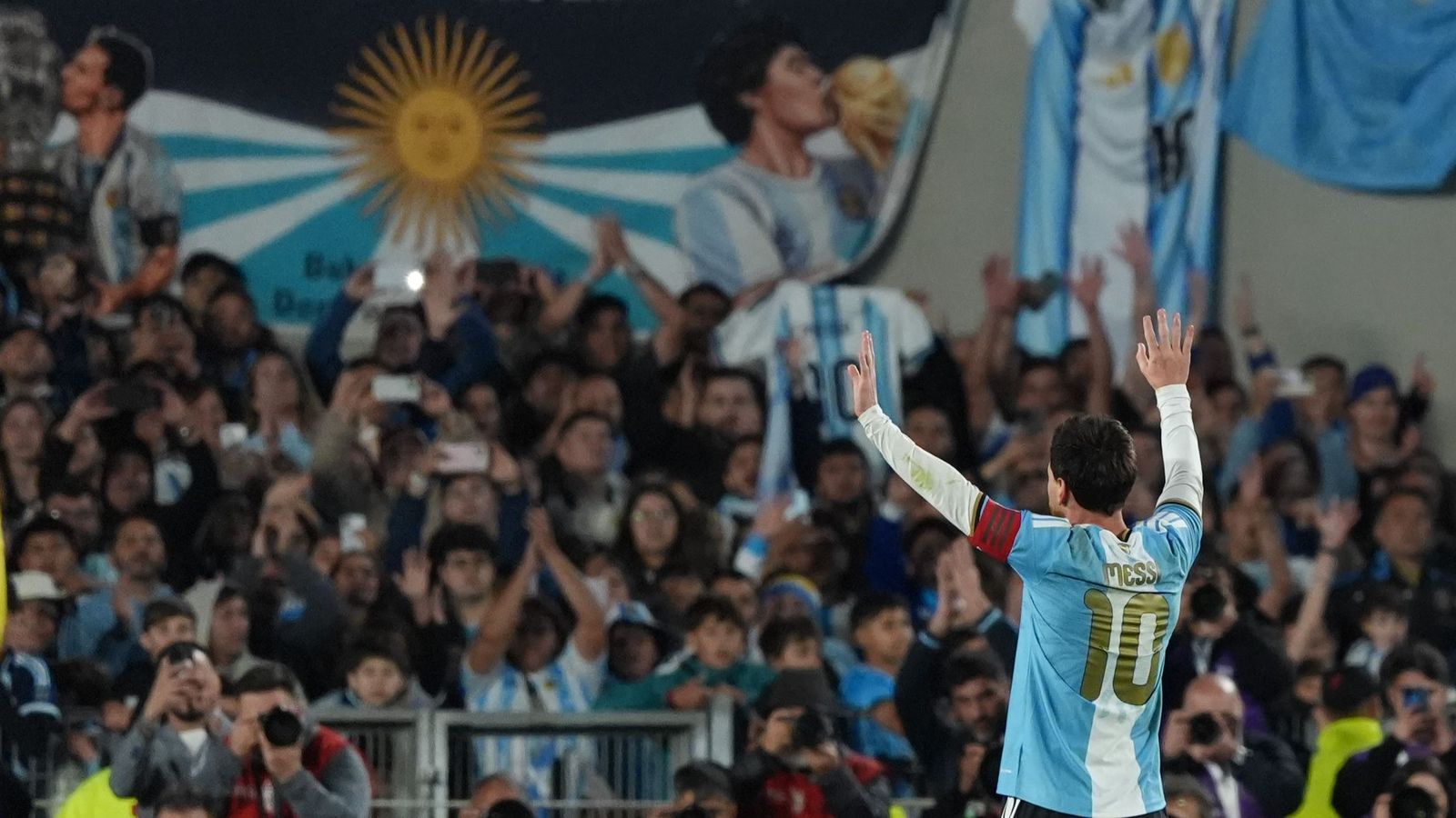 Leo Messi en el seu últim partit amb la selecció argentina