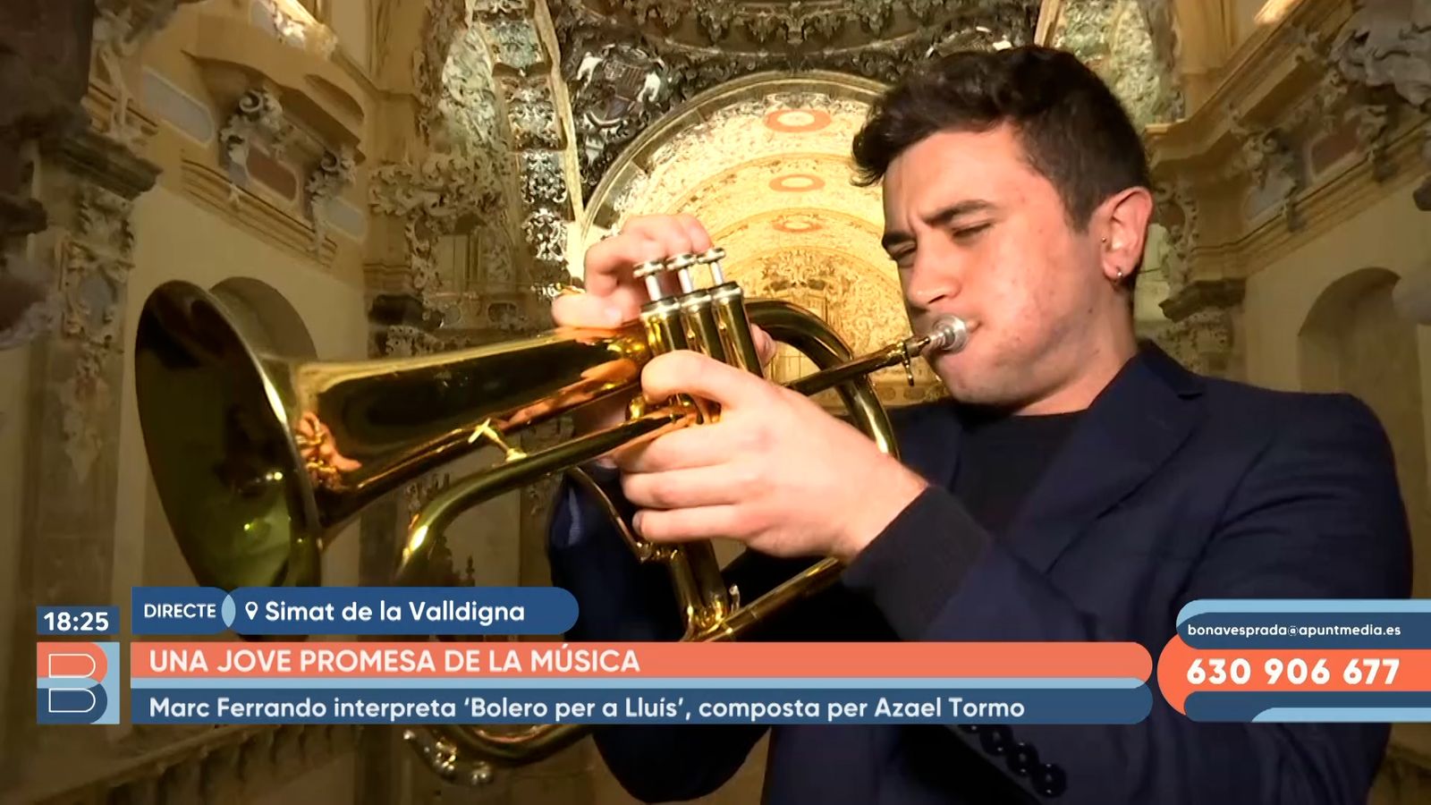 15.11.2022  | Marc Ferrando, una jove promesa de la música de Simat