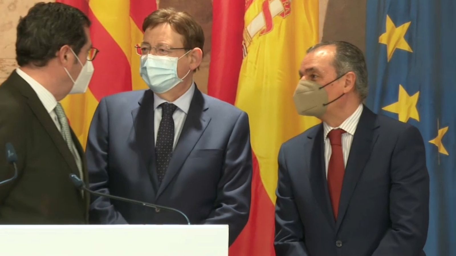 Puig, Garamendi i Navarro, aquest dimecres