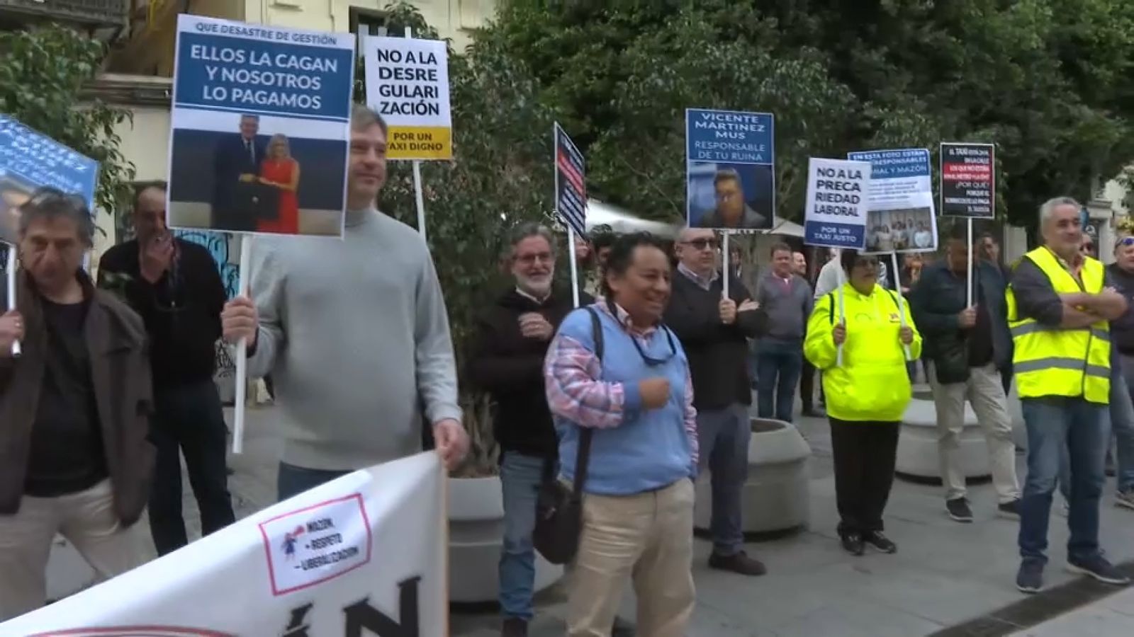 Protestat dels taxistes este dimarts a València
