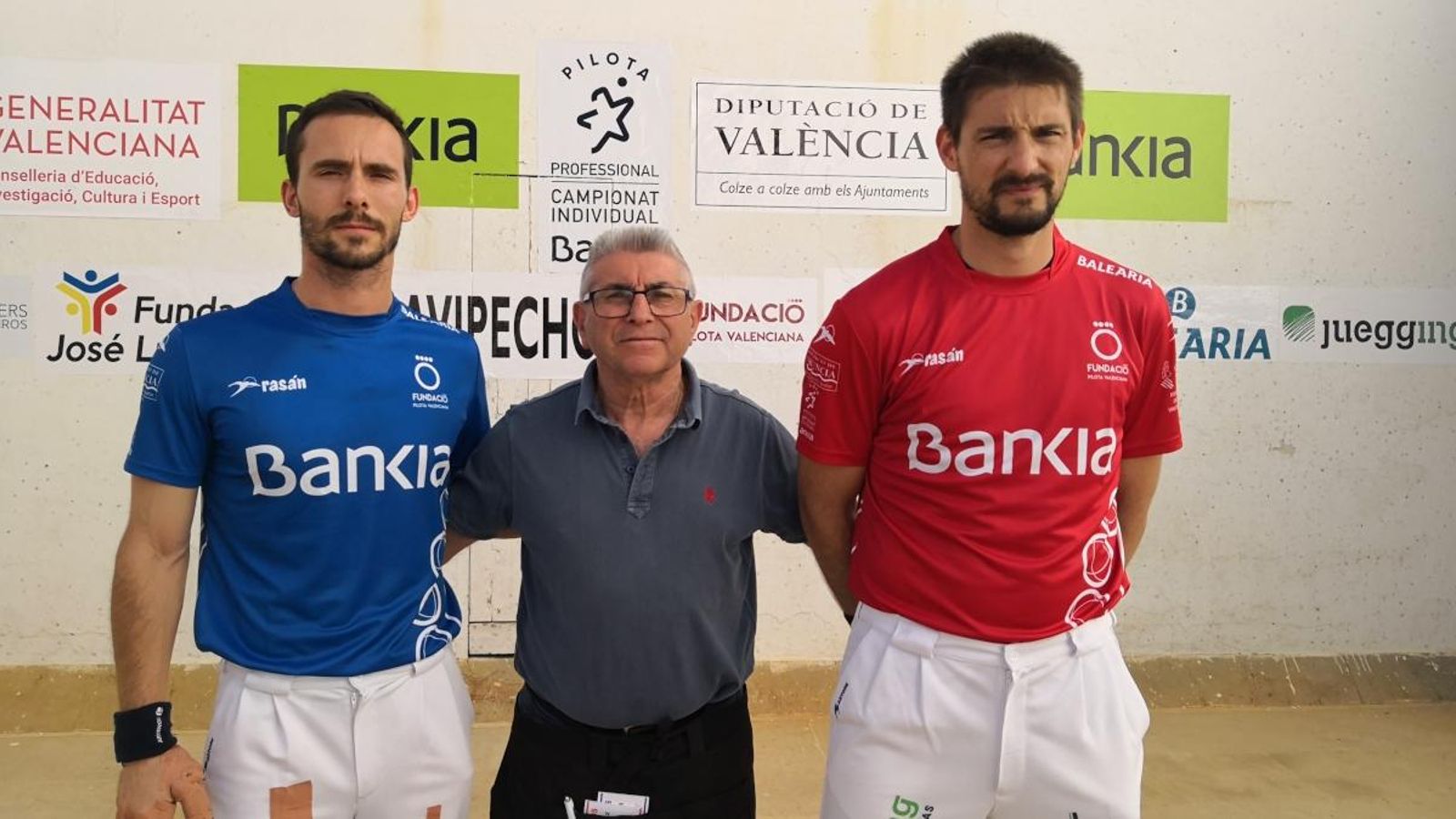 Soro i Natxo, al trinquet de Massamagrell