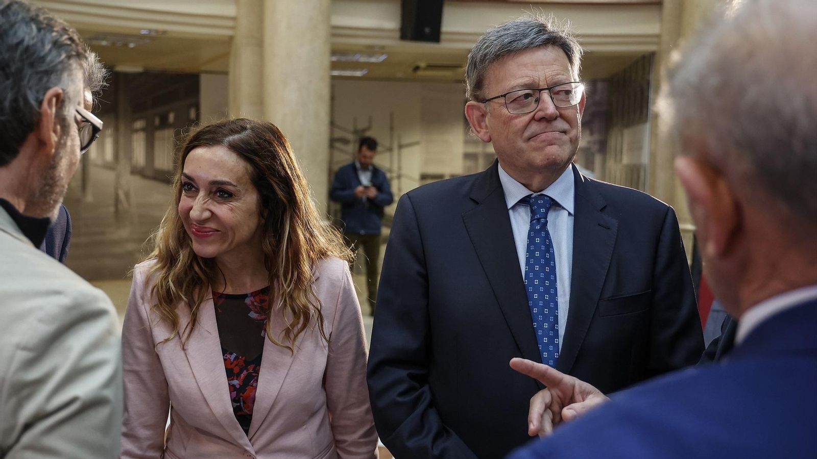 La consellera Isaura Navarro i el president de la Generalitat, Ximo Puig