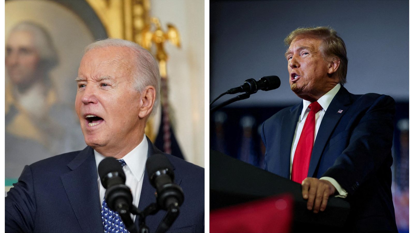 Joe Biden i Donald Trump, candidats a la presidència dels Estats Units el 5 de novembre de 2024