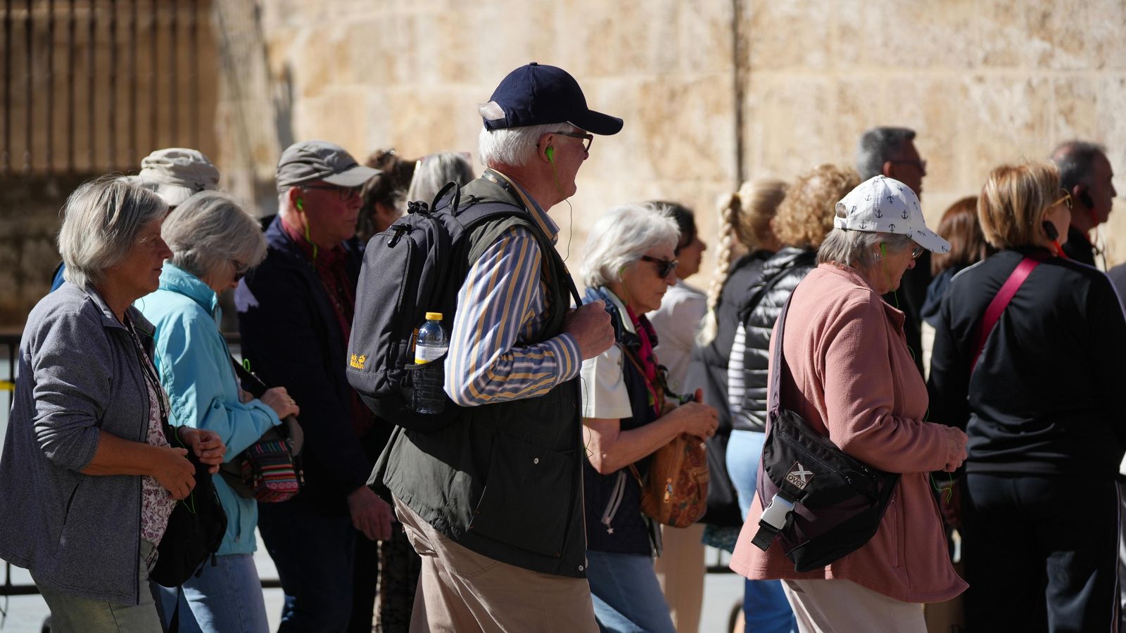 Turistes en les vacances de Setmana Santa en una imatge d'arxiu