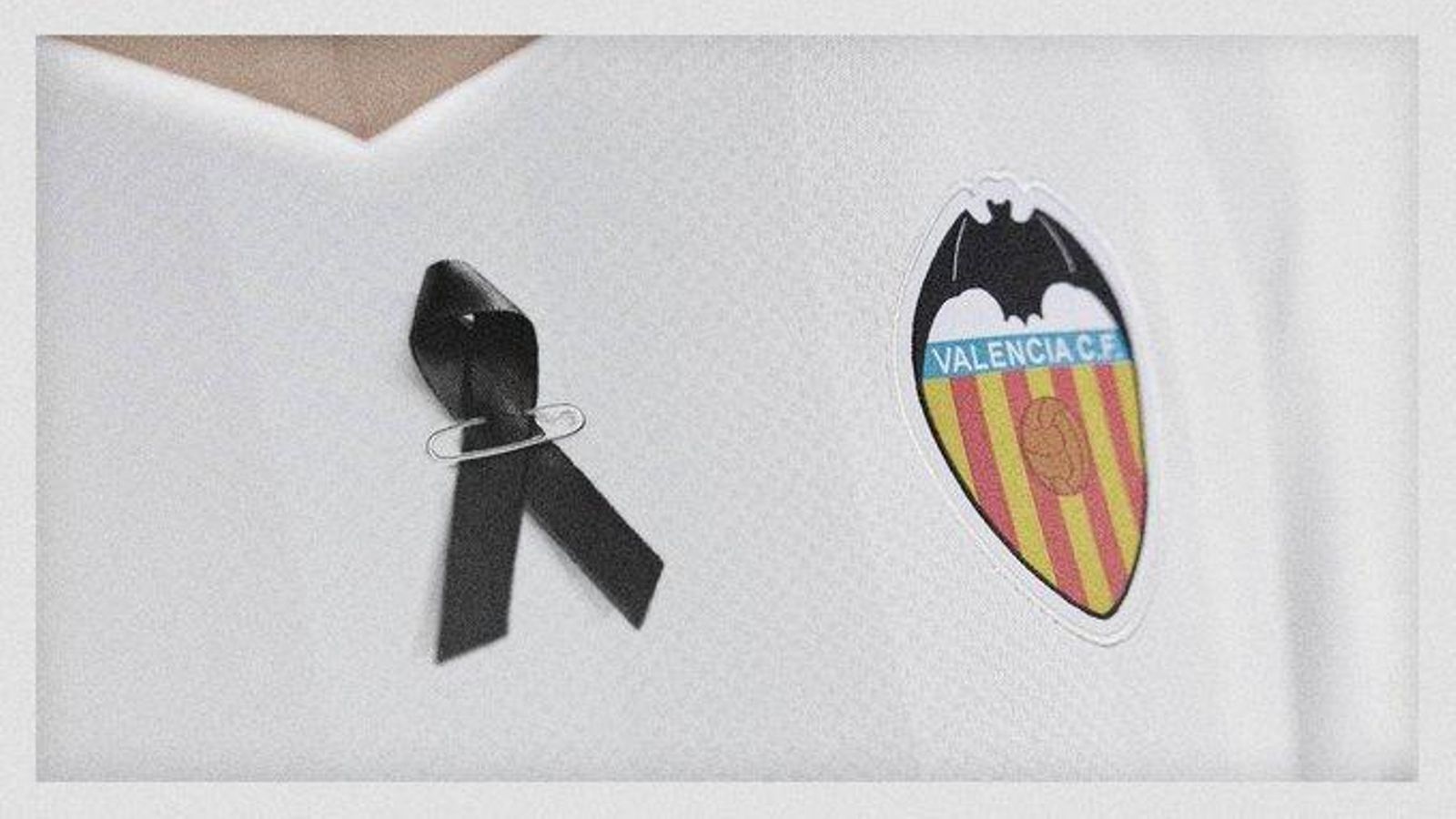 Imatge de dol publicada pel València C.F. a les xarxes socials