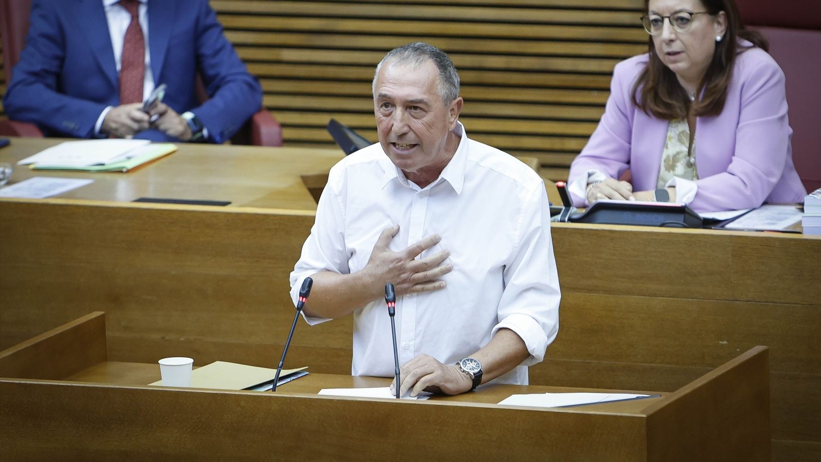 Baldoví, aquest dijous en el faristol de les Corts