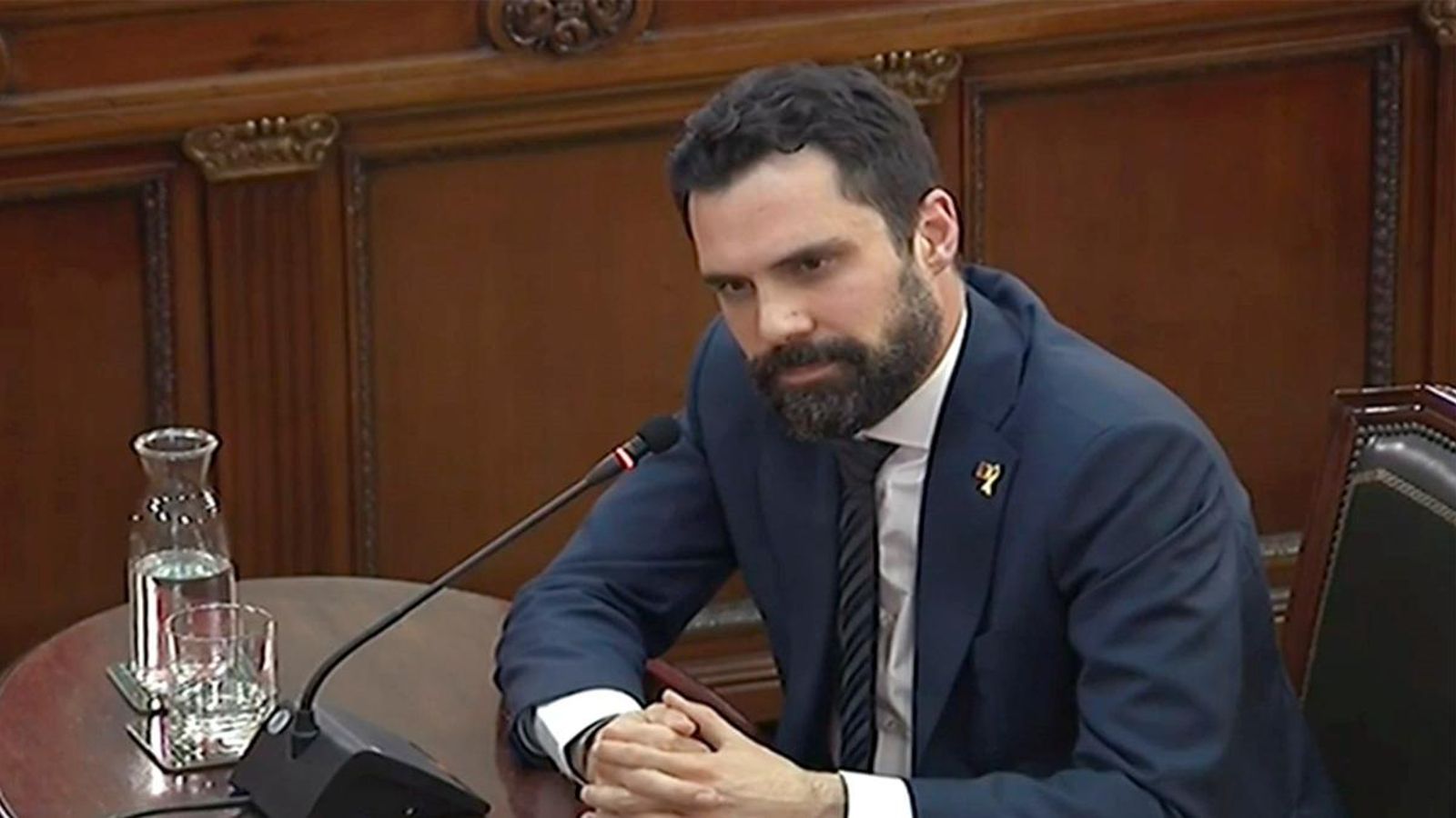 Captura del senyal institucional del Tribunal Suprem