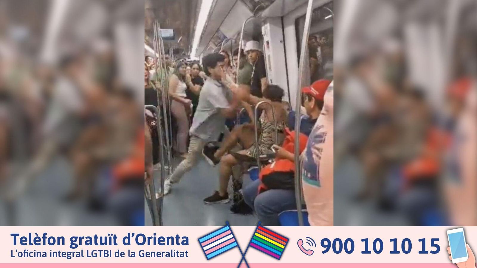 Investiguen una agressió transfòbica en el metro de Barcelona