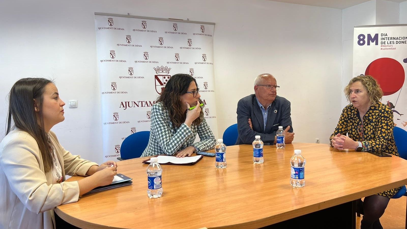 La reunió a l'Ajuntament de Dénia