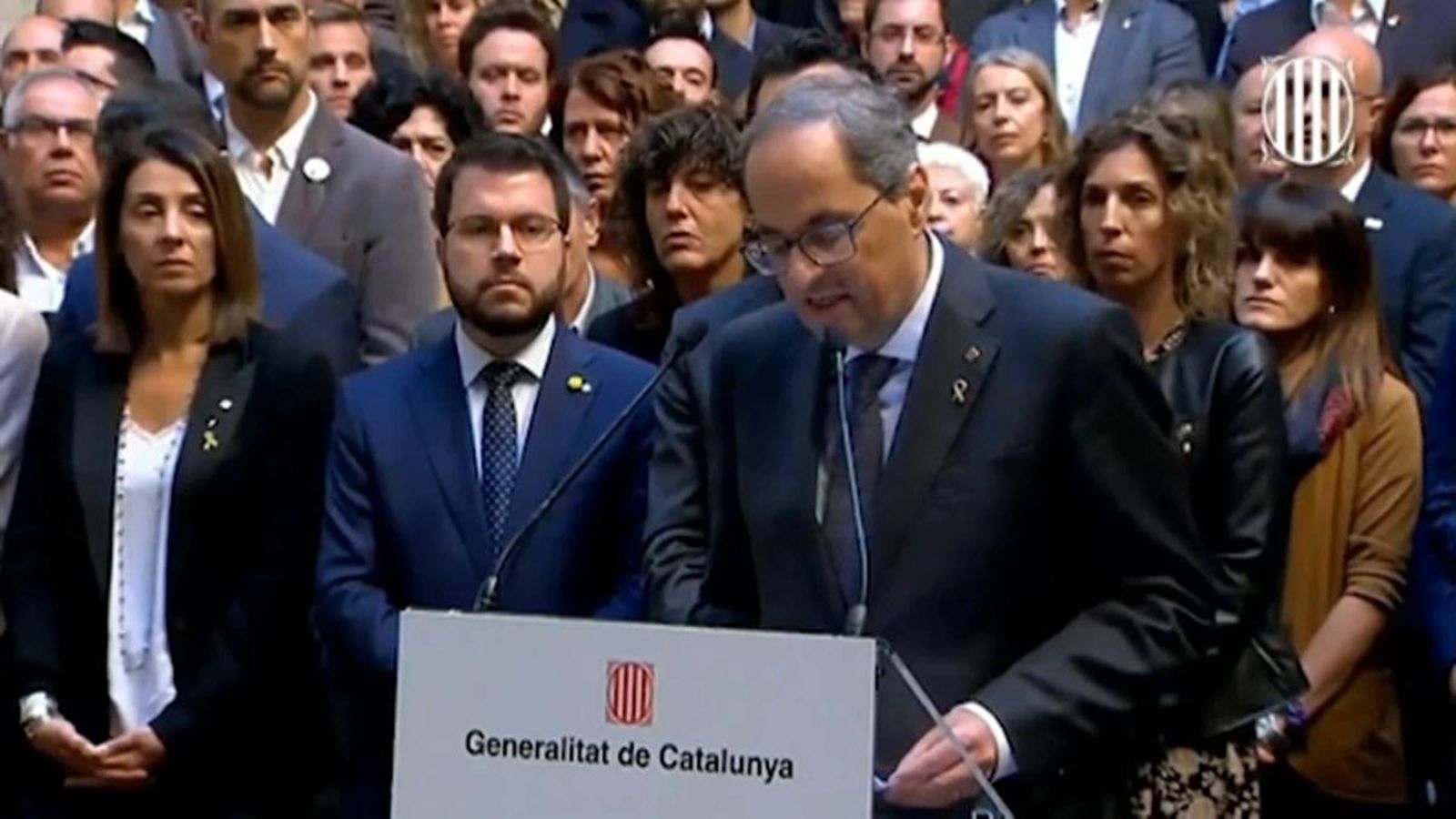 Torra: “El nostre compromís amb exercir l’autodeterminació no tindrà retorn”