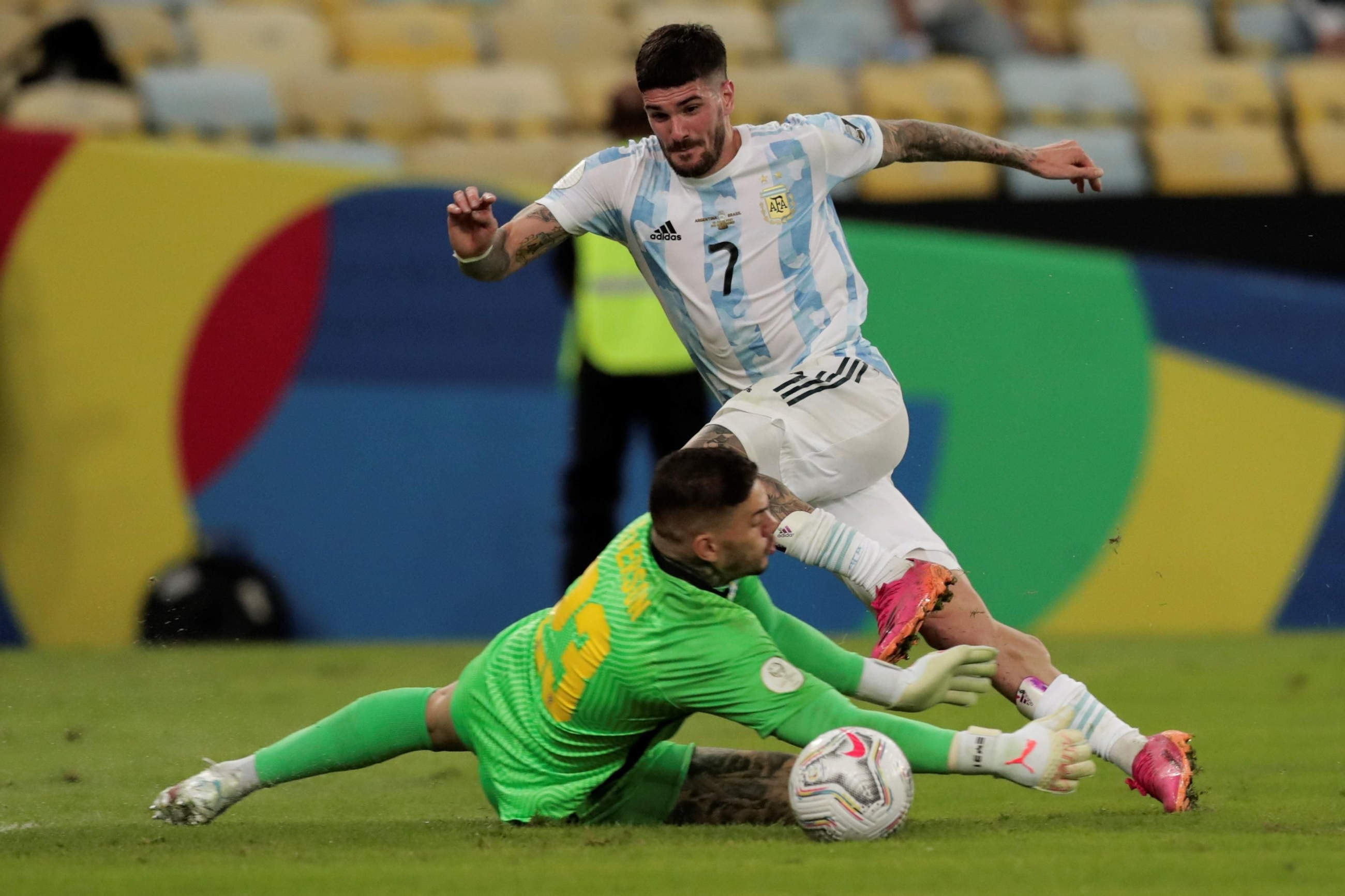 Rodrigo de Paul, en la final de la Copa Amèrica contra el Brasil Rodrigo De Paul, en la final de la Copa Amèrica contra el Brasil