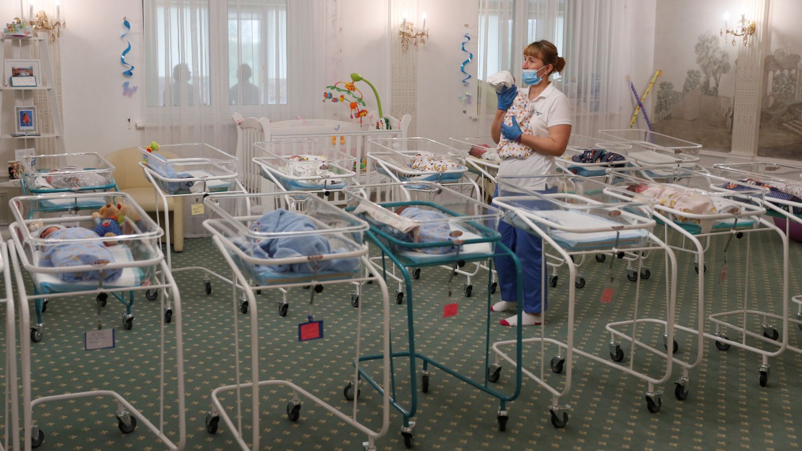 Guarderia improvisada de BioTexCom en un hotel