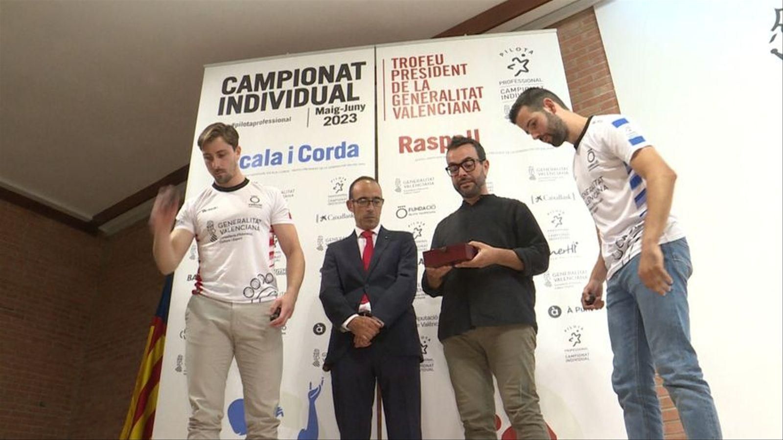 Imatge de la presentació de la final d'escala i corda