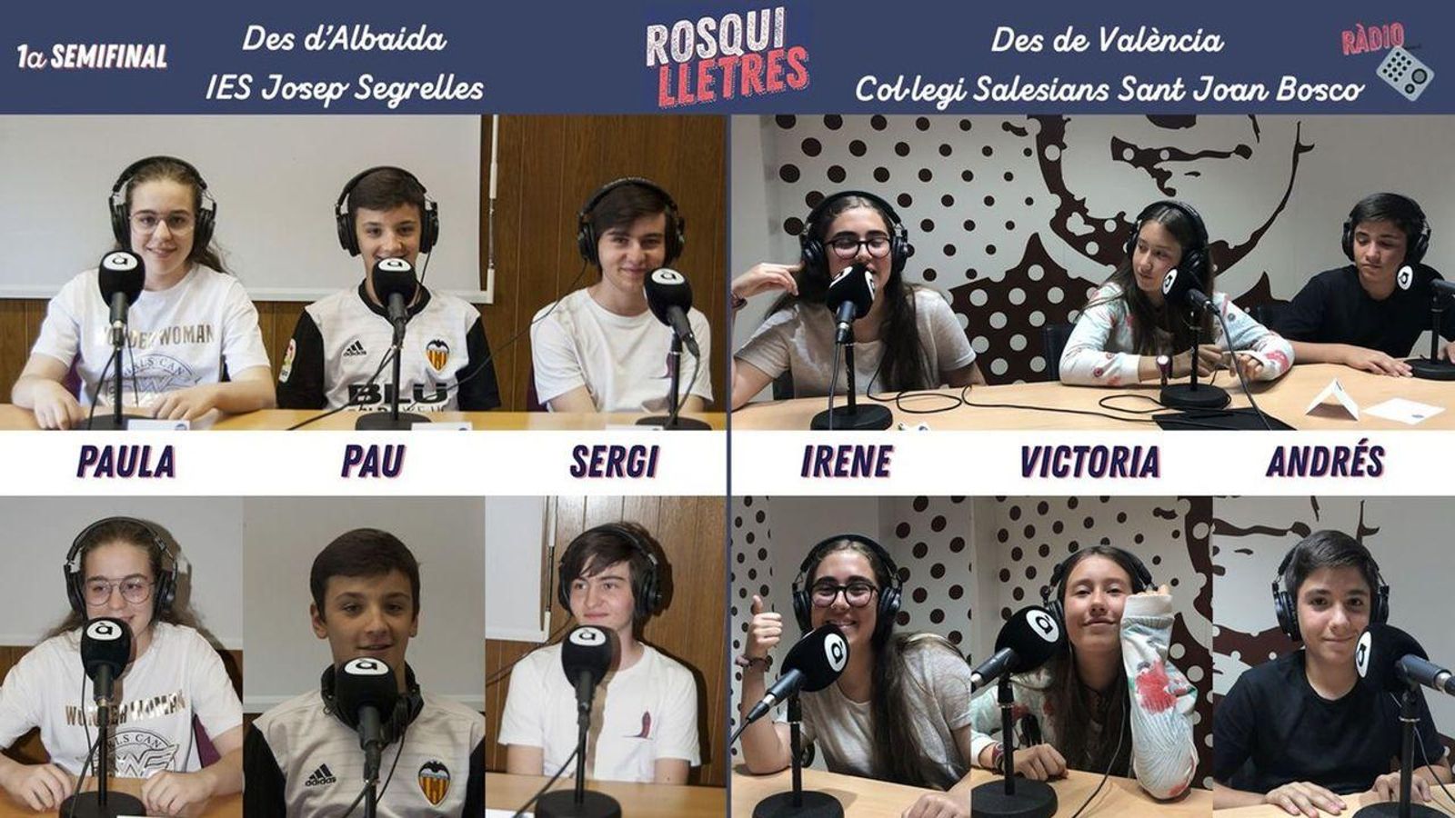 16.06.2019 | Col·legi Salesians Sant Joan Bosco (València) i IES Josep Segrelles (Albaida)