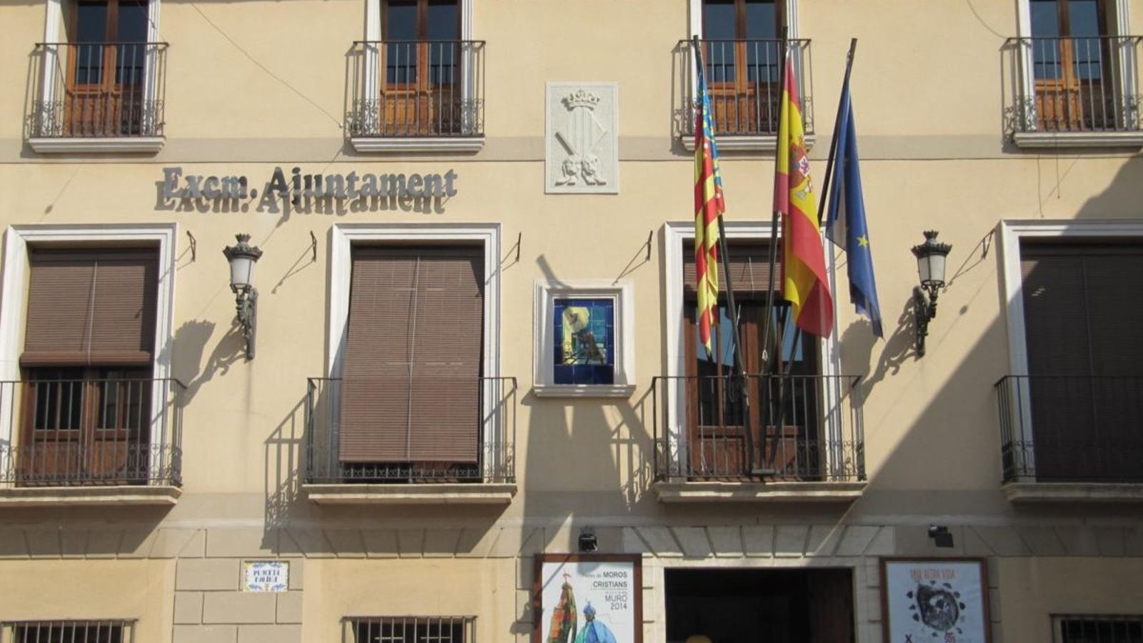 Façana de l'ajuntament de Muro