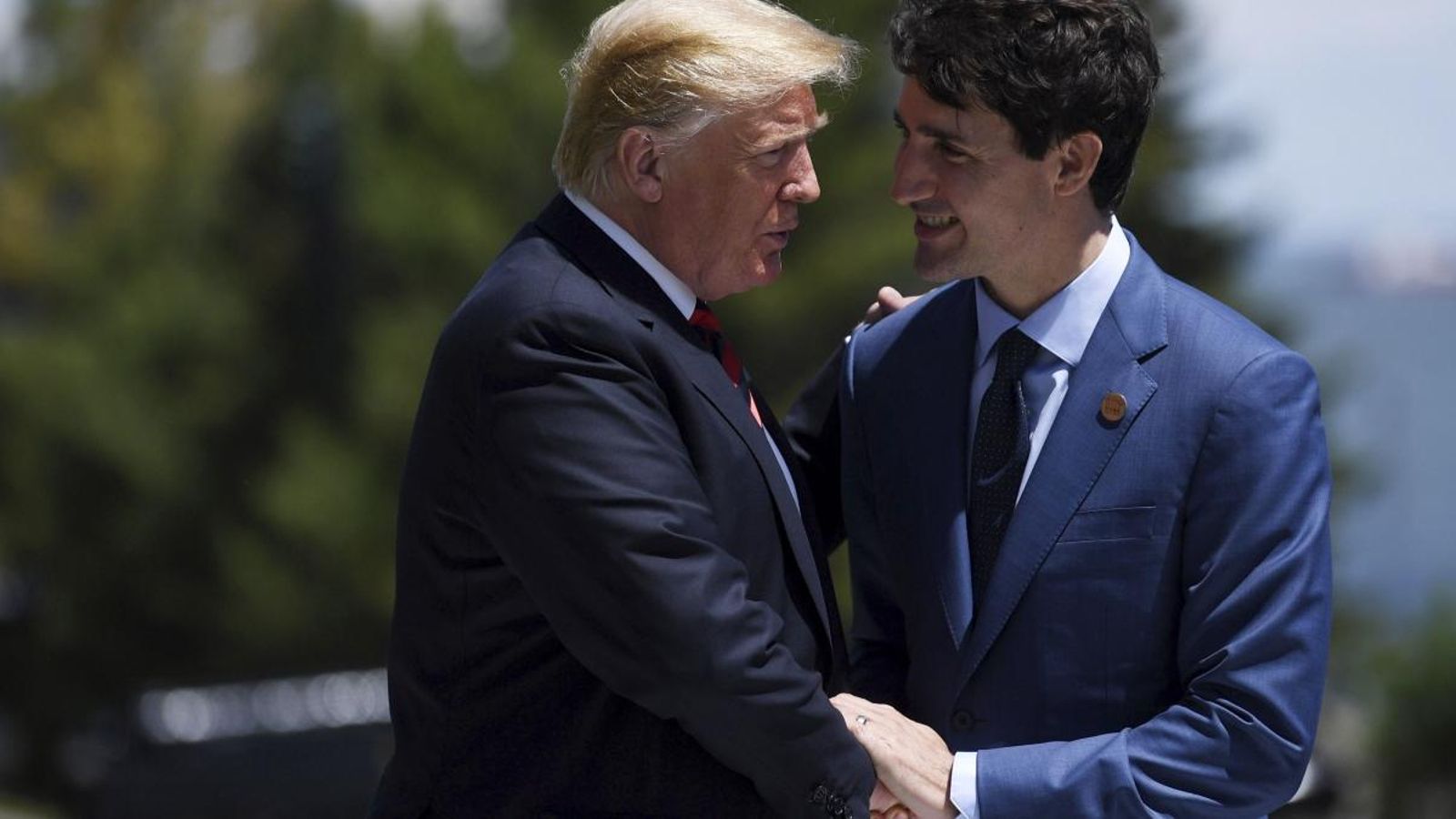 Donald Trump i Justin Trudeau