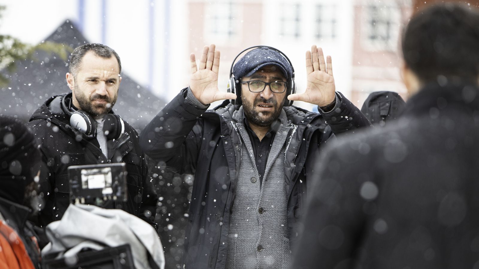 Imatge del rodatge de la pel·lícula guanyadora, 'Brother's Keeper'