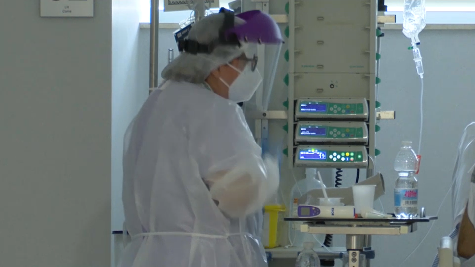 Unitat UCI a un hospital de la Comunitat Valenciana