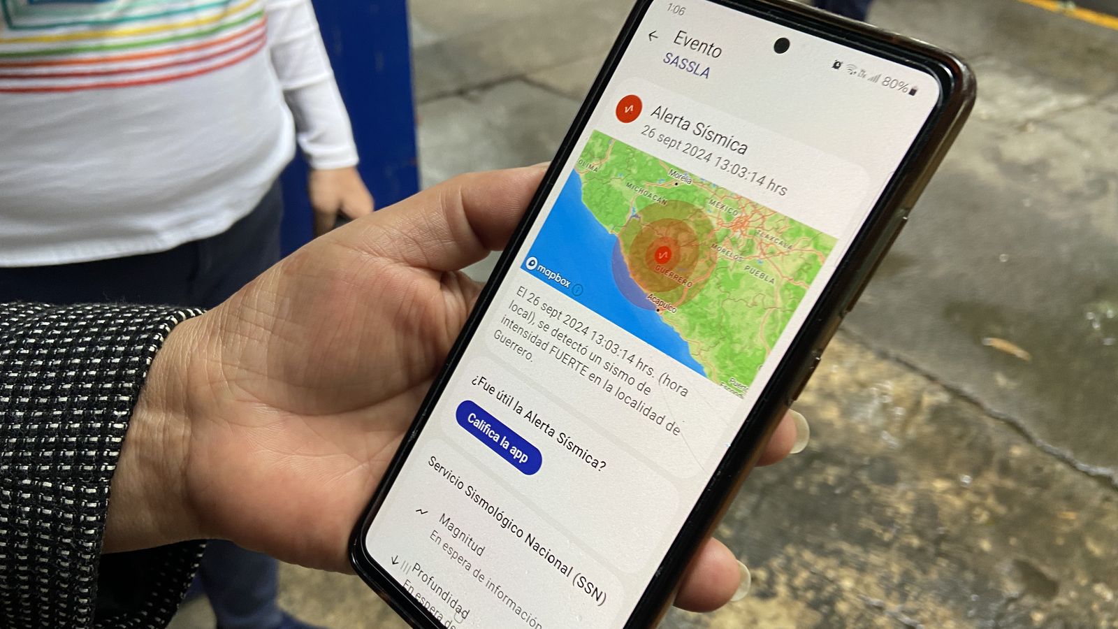 Alarma d’alerta sísmica enviada als ciutadans