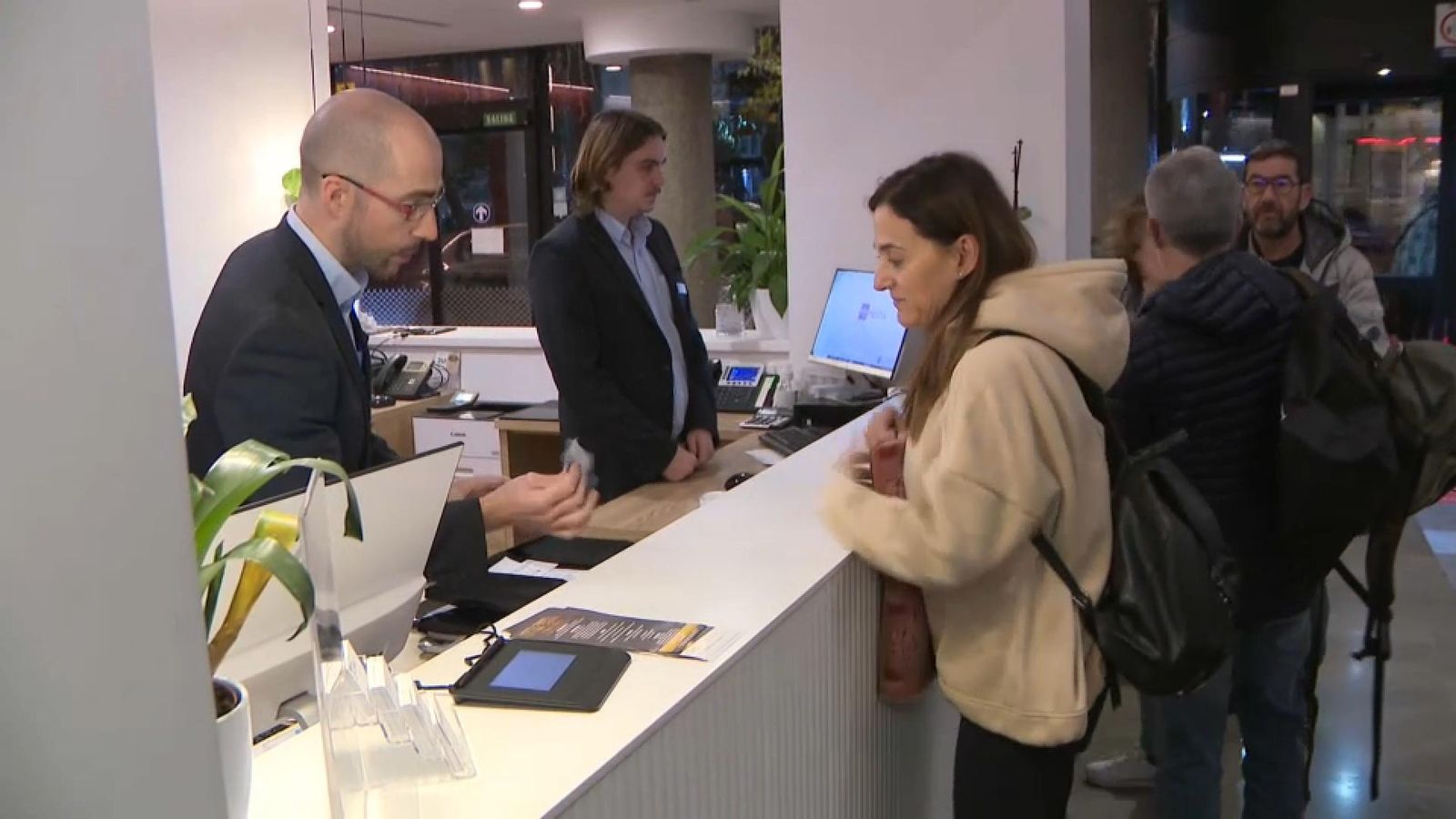 Imatge d'arxiu de la recepció d'un hotel
