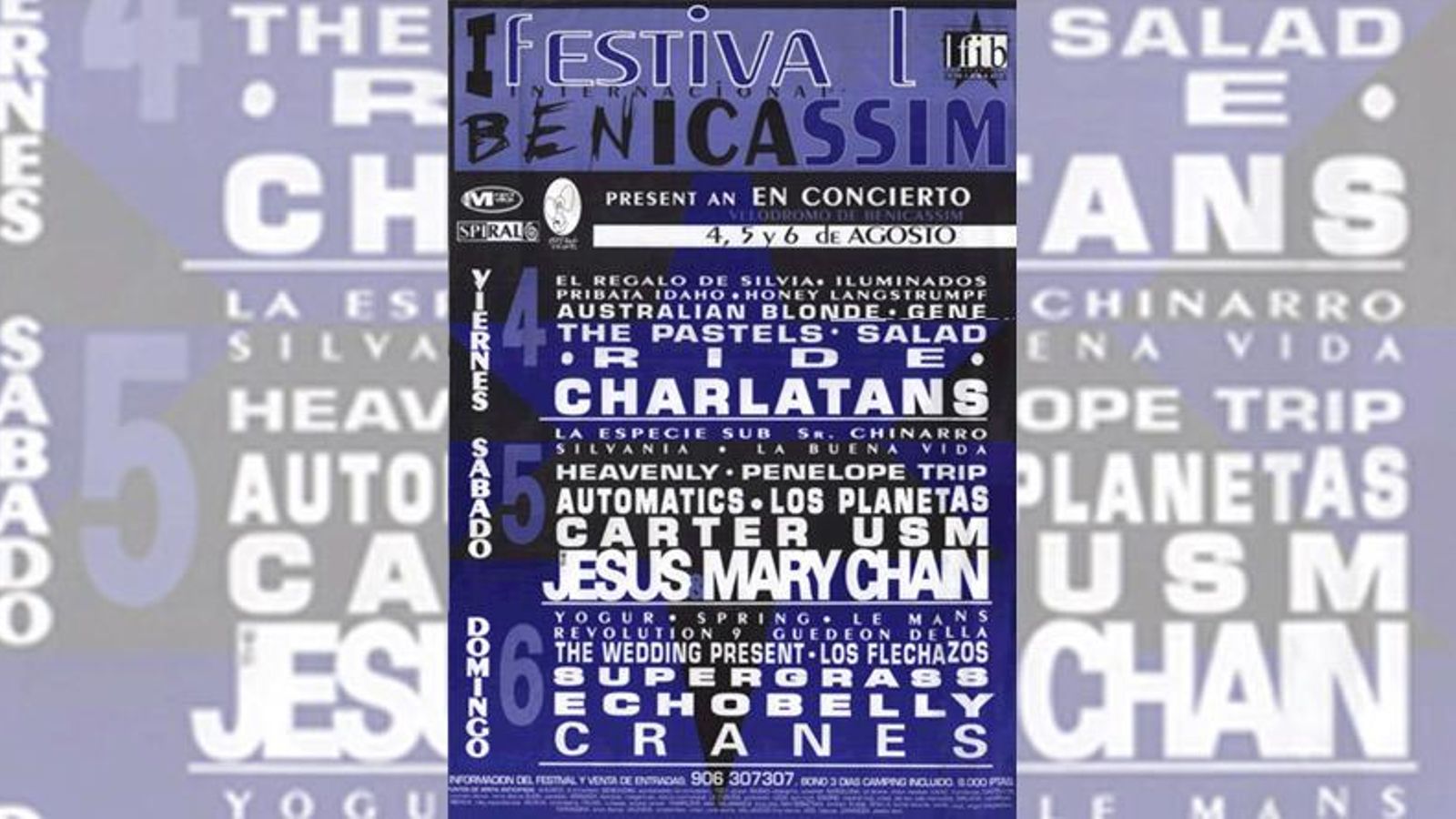 Cartell de la primera edició del FIb, el 1995