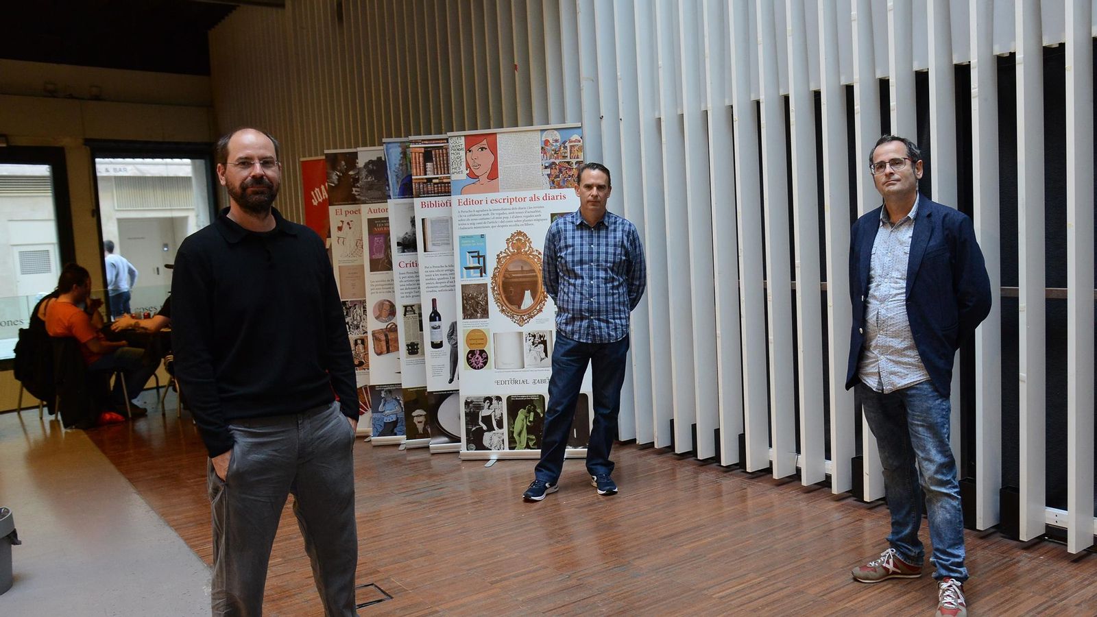 D'esquerra a dreta, Àlex Matas, Ramon Ramon i Jordi Valls