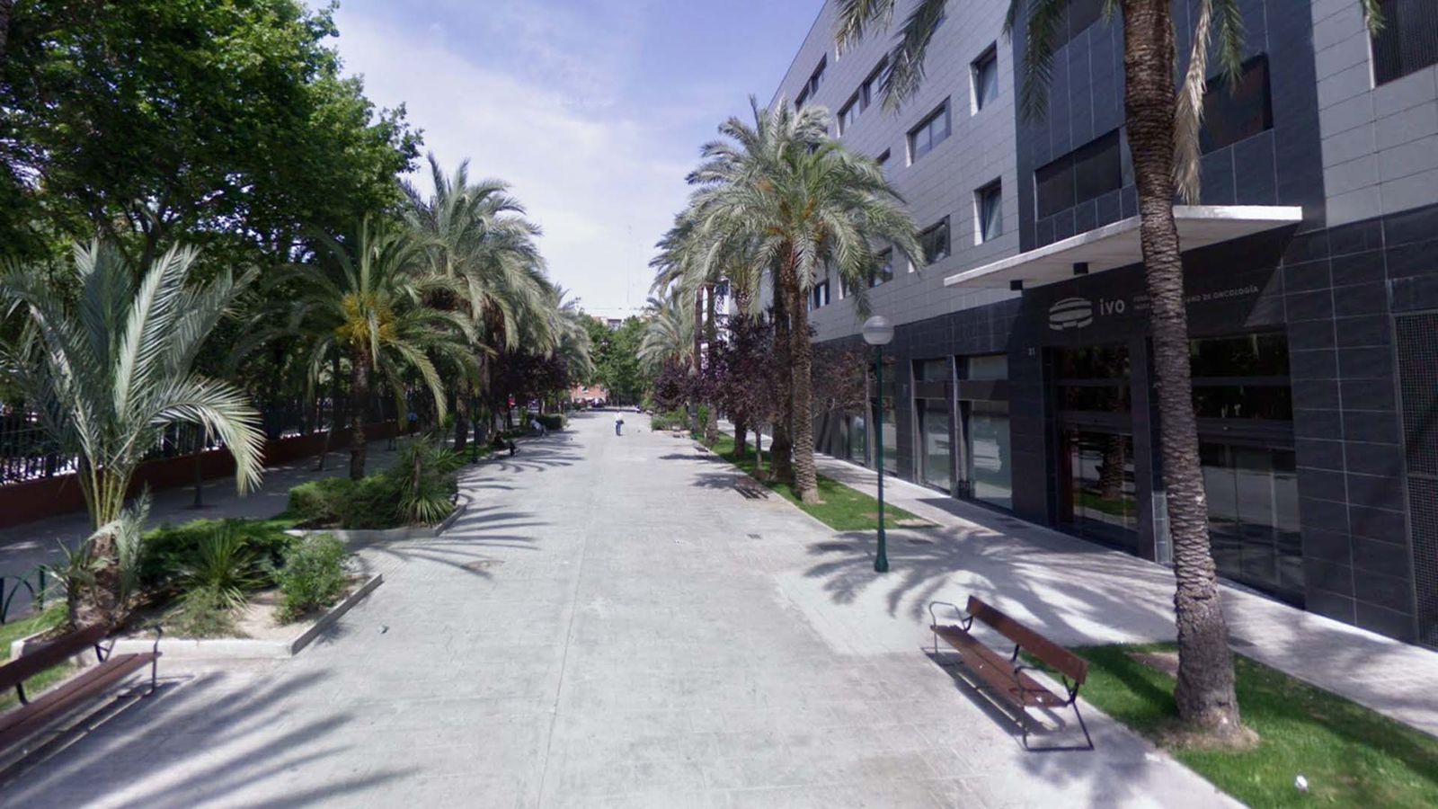 Tram peatonal al carrer Gregori Gea, al costat de l'IVO