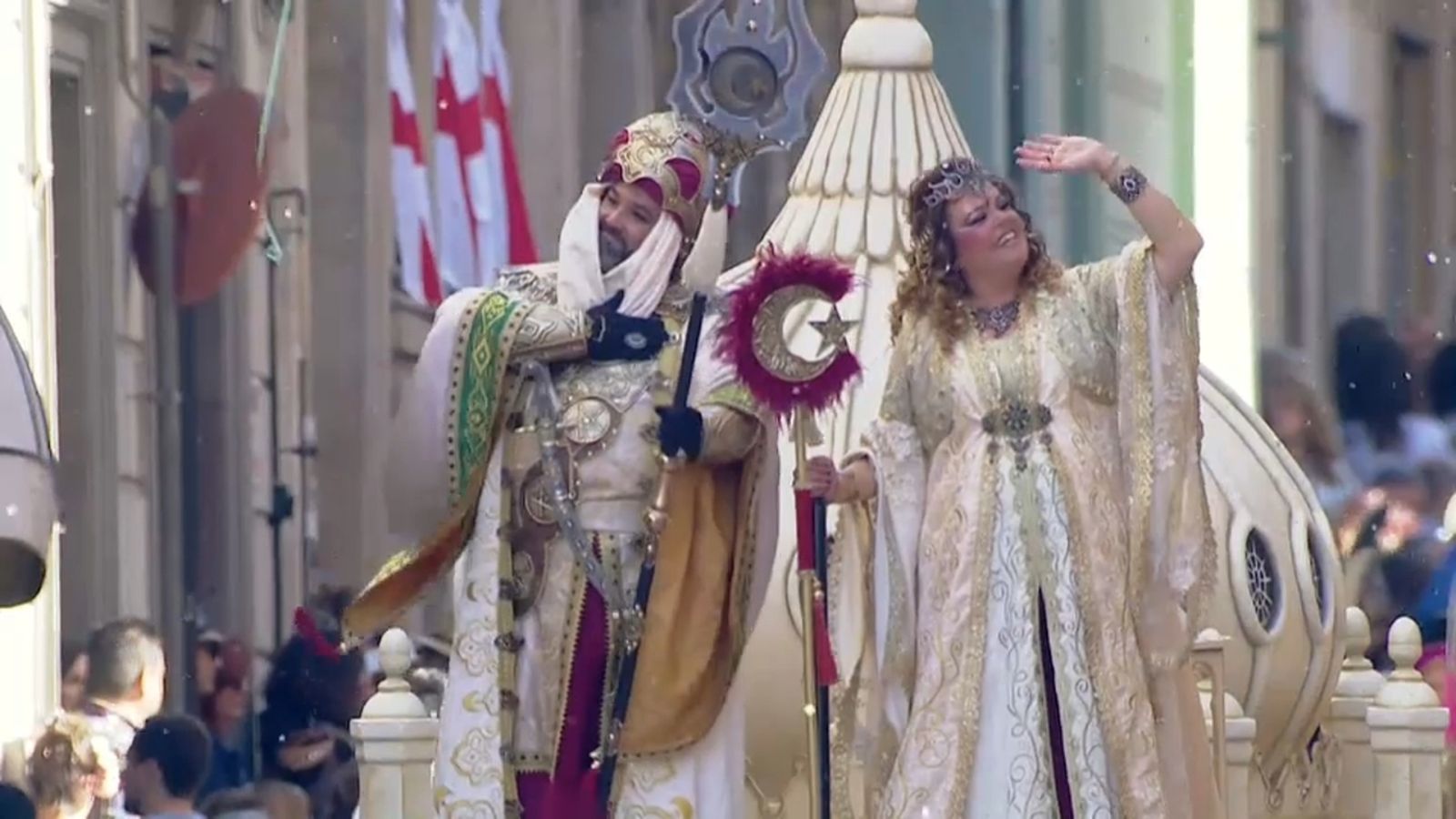 Imatge d’arxiu de la festa dels Moros i Cristians d'Alcoi