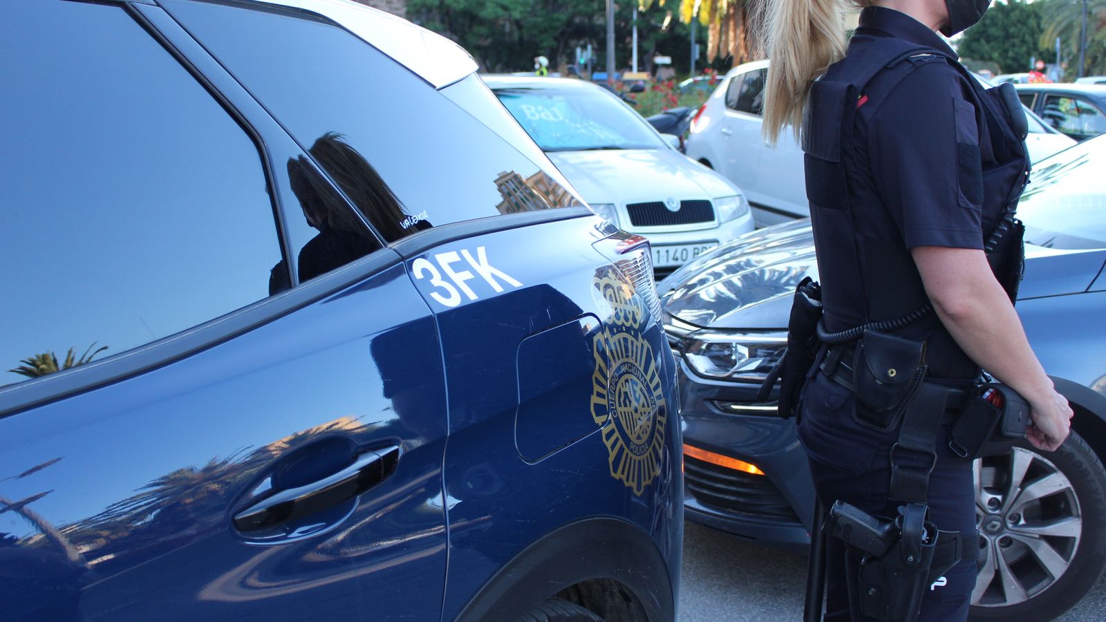 Una policia, en una imatge d'arxiu