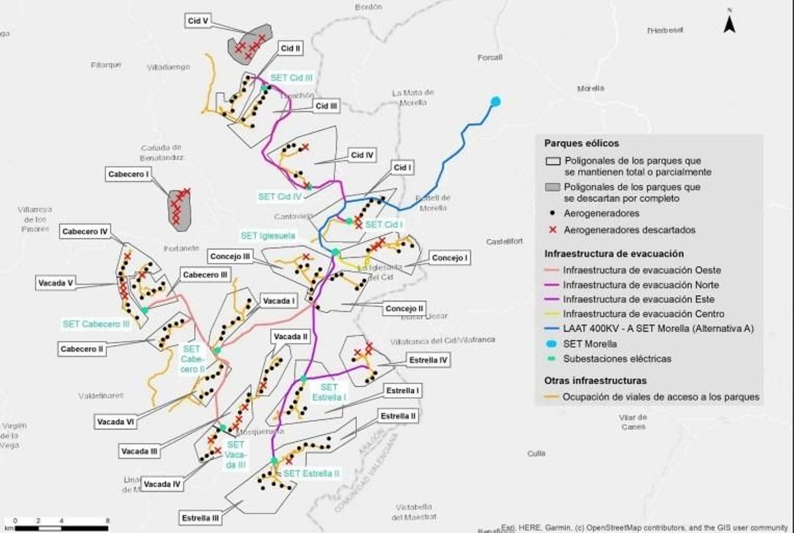 Instal·lació dels parc eòlics