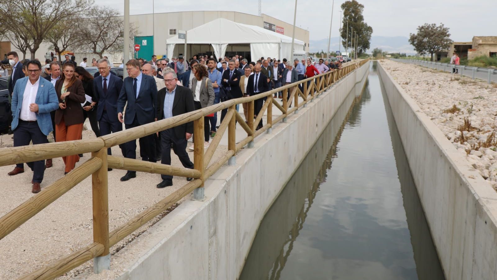 El president, Ximo Puig, aquest dilluns a Dolores