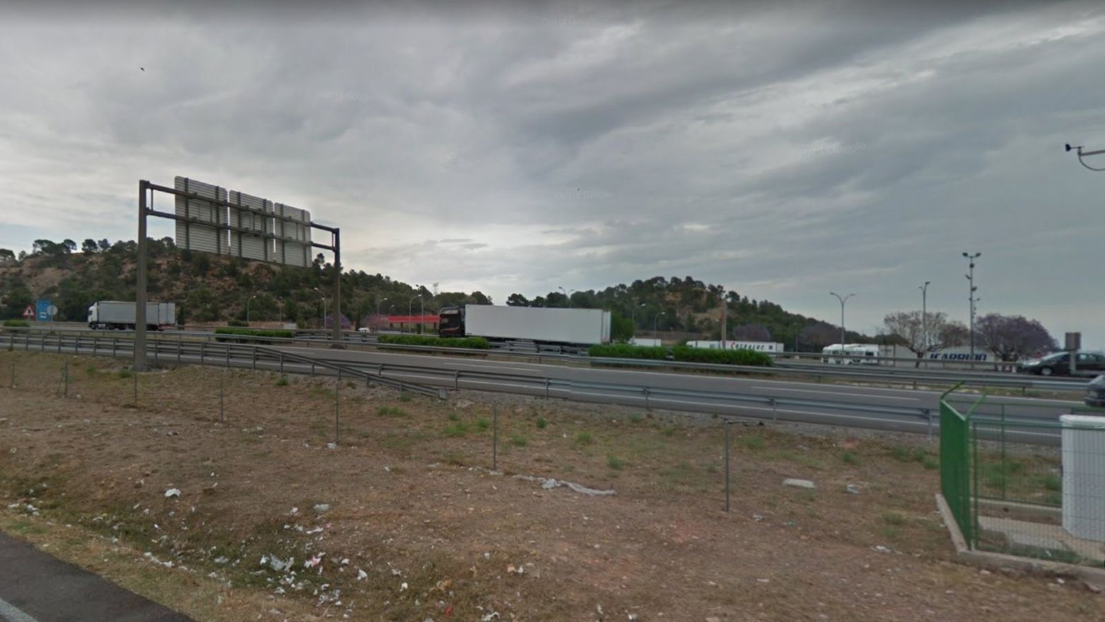 L'AP-7 al seu pas per Sagunt