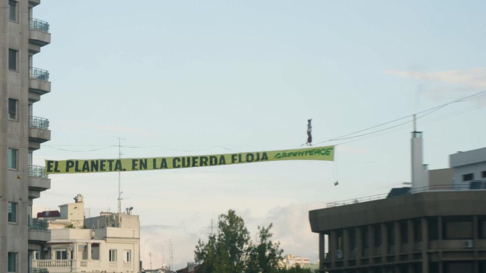 Vídeo de l'acció reivindicativa de Greenpeace