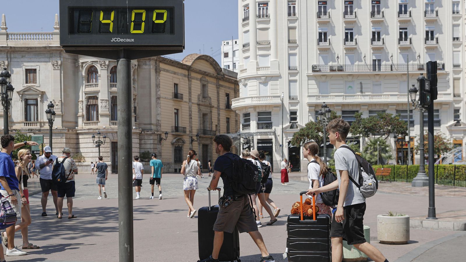 Centre de València al migdia