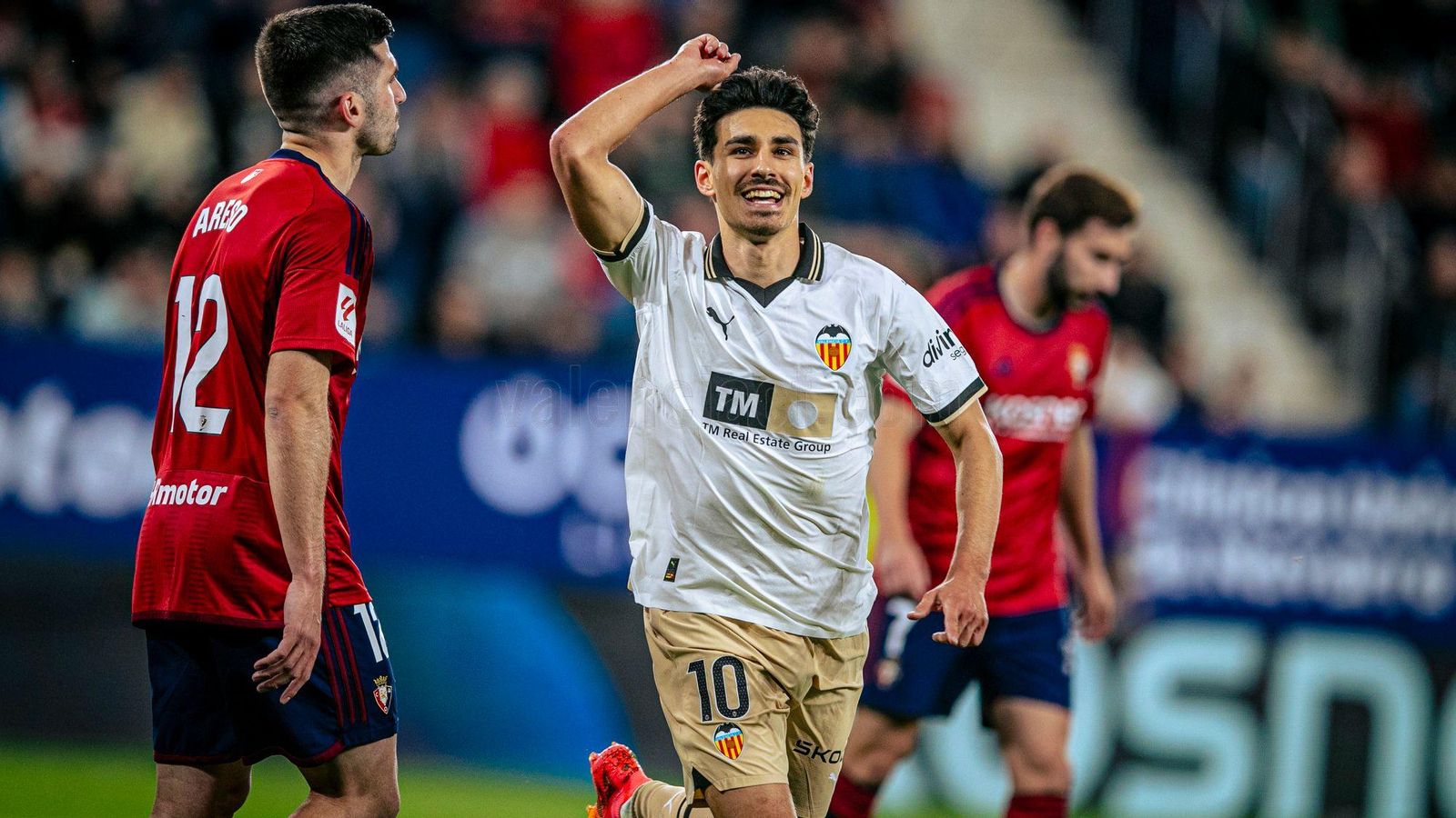 Almeida celebra el gol de la victòria