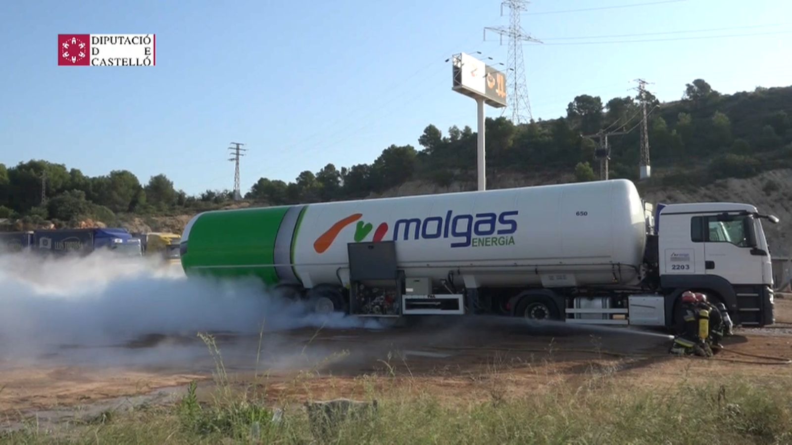 Una fuita de metà obliga a desallotjar una àrea de servei a l\'AP-7