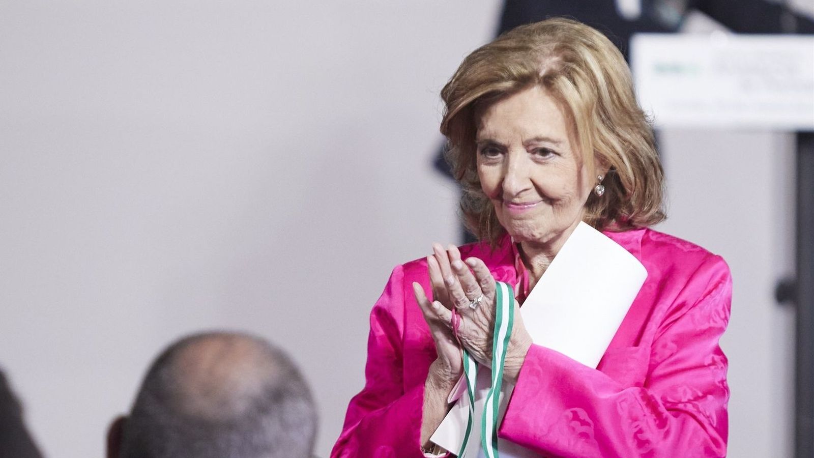 La periodista María Teresa Campos, en una entrega de premis a Andalusia (arxiu)