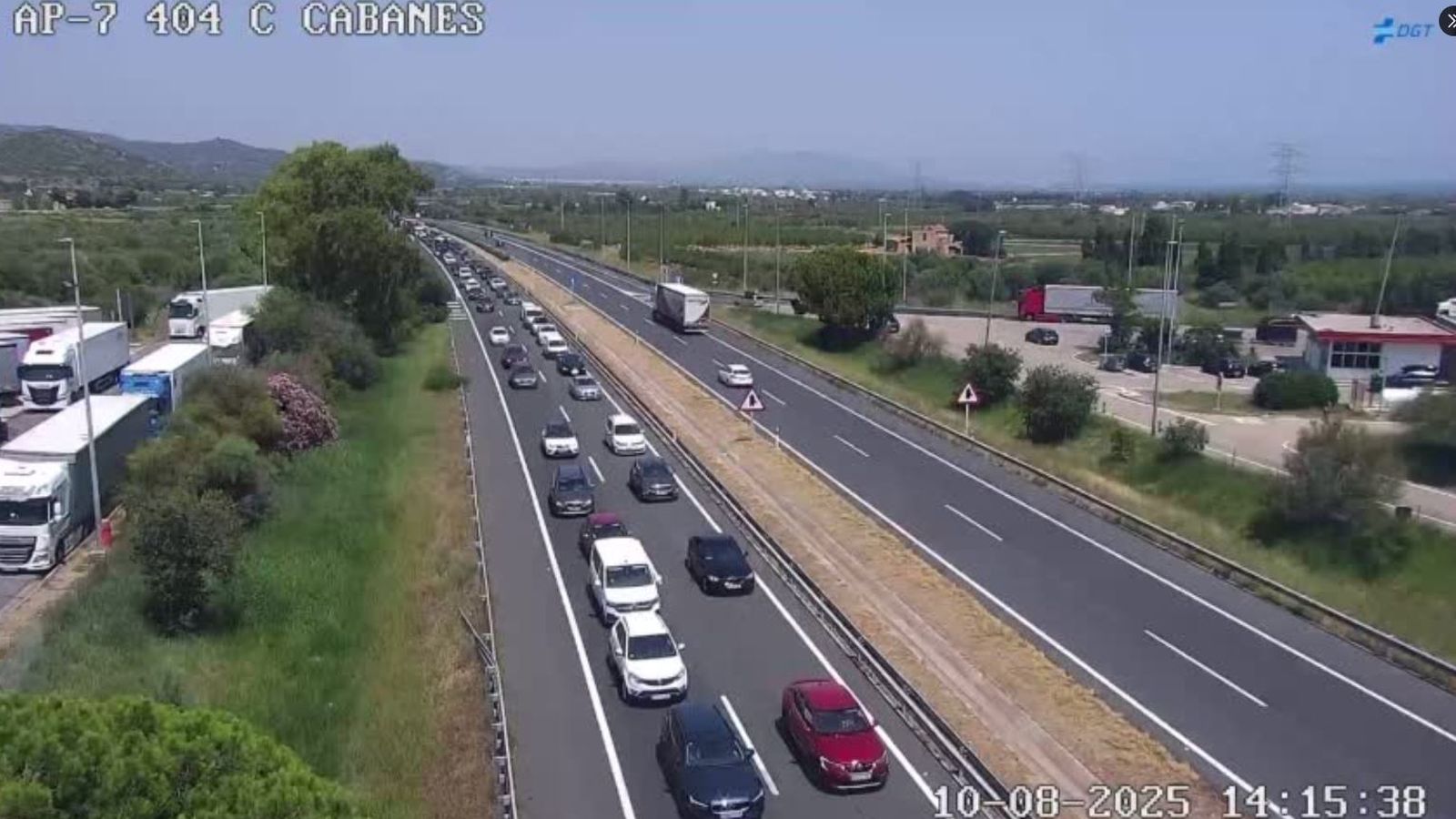 Retencions causades per l'accident d'Orpesa