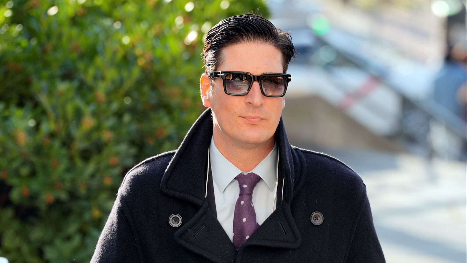 Luis Medina, a l’arribada al juí