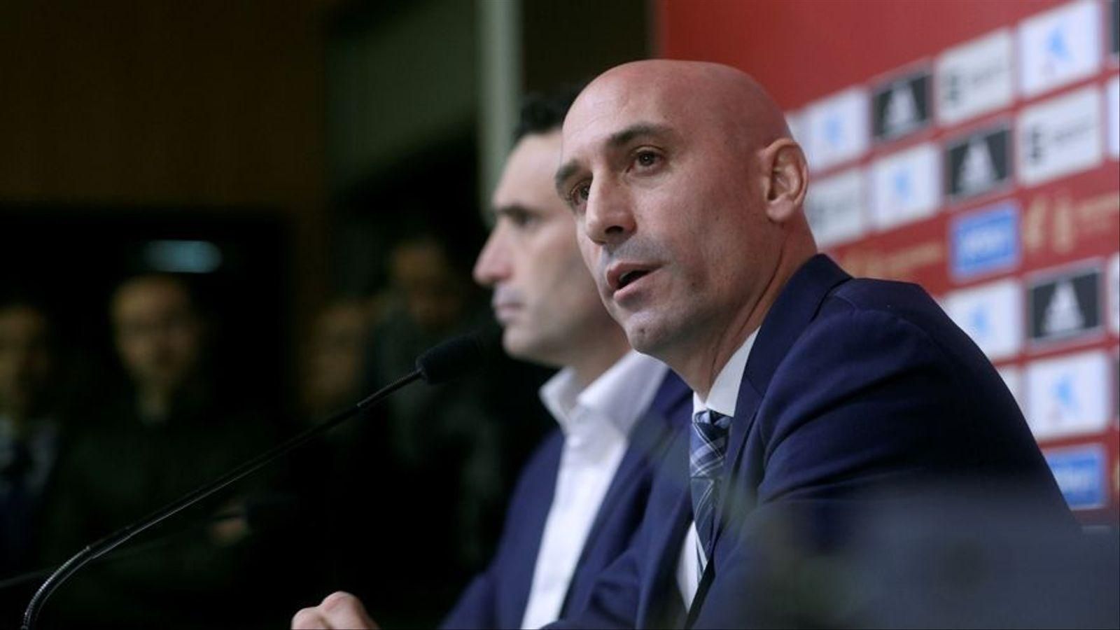 El president de la Federació Espanyola de Futbol, Luis Rubiales
