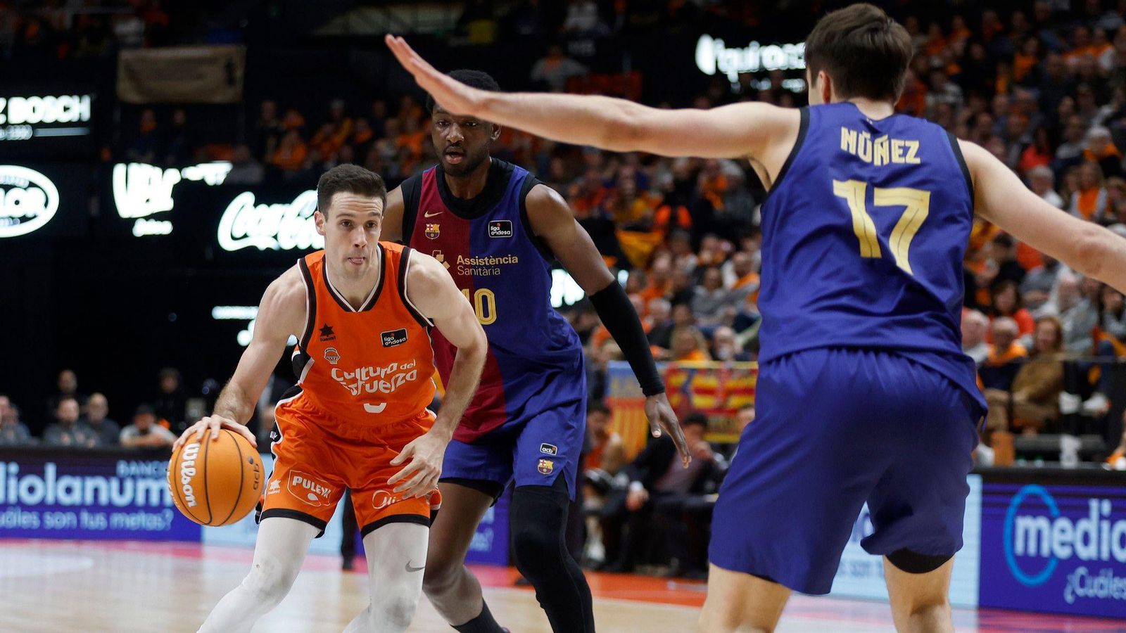 Xabi López-Arostegui, en una acció del duel