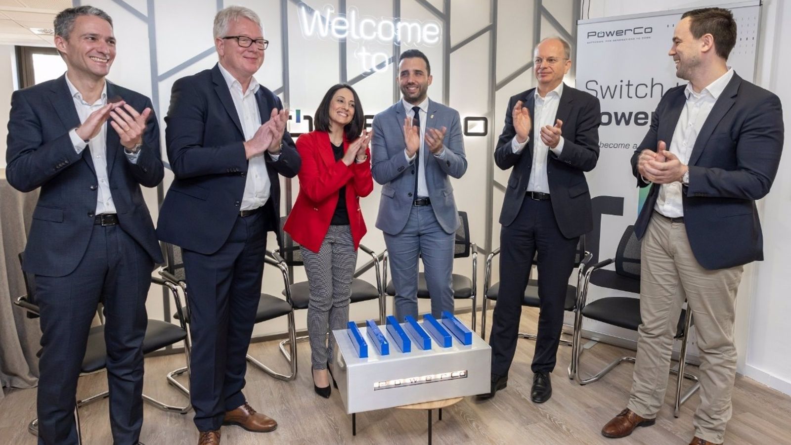 Inauguració de l'oficina de PowerCo, filial de Volkswagen, a València