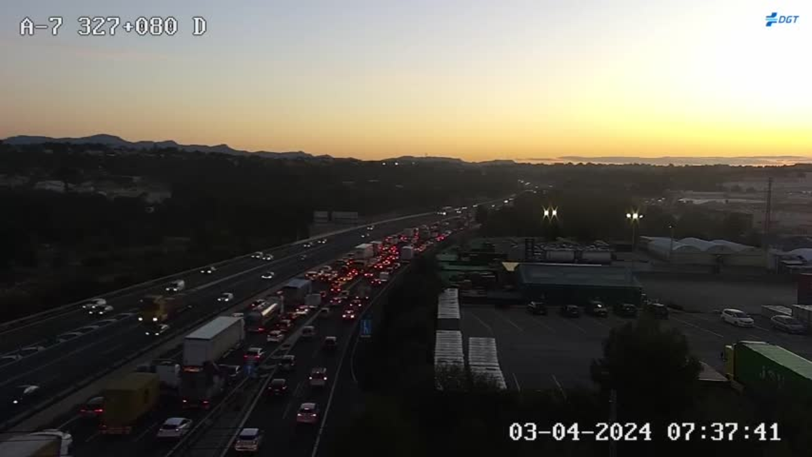 Imatge de les retencions a l'A-7