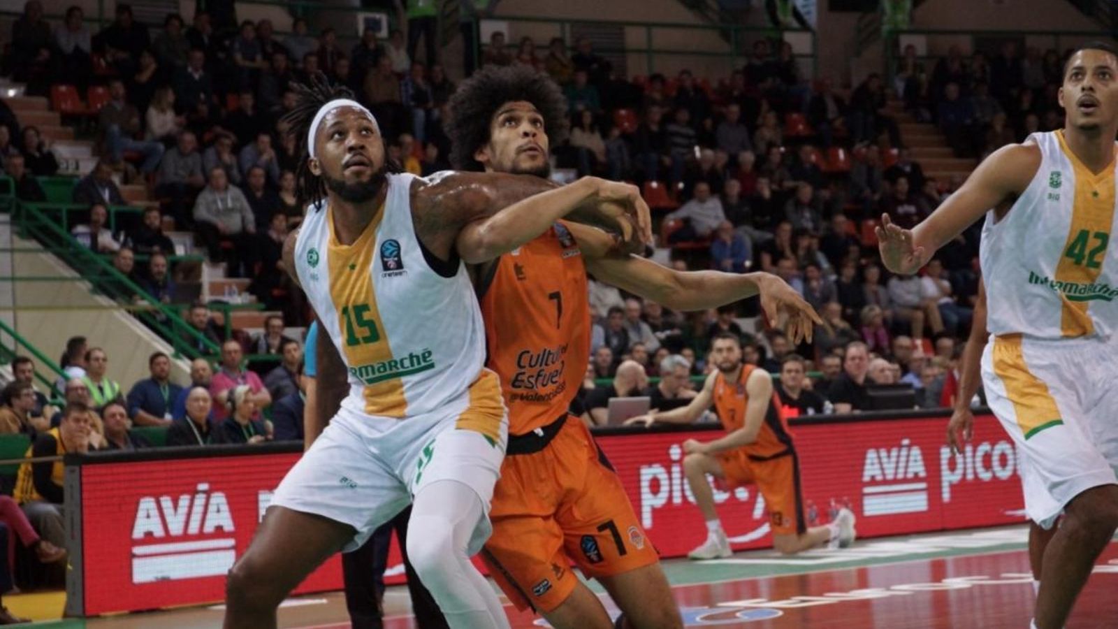 Victòria del València Basket davant del Llemotges, en la segona jornada del Top 16 de l\'Eurocup