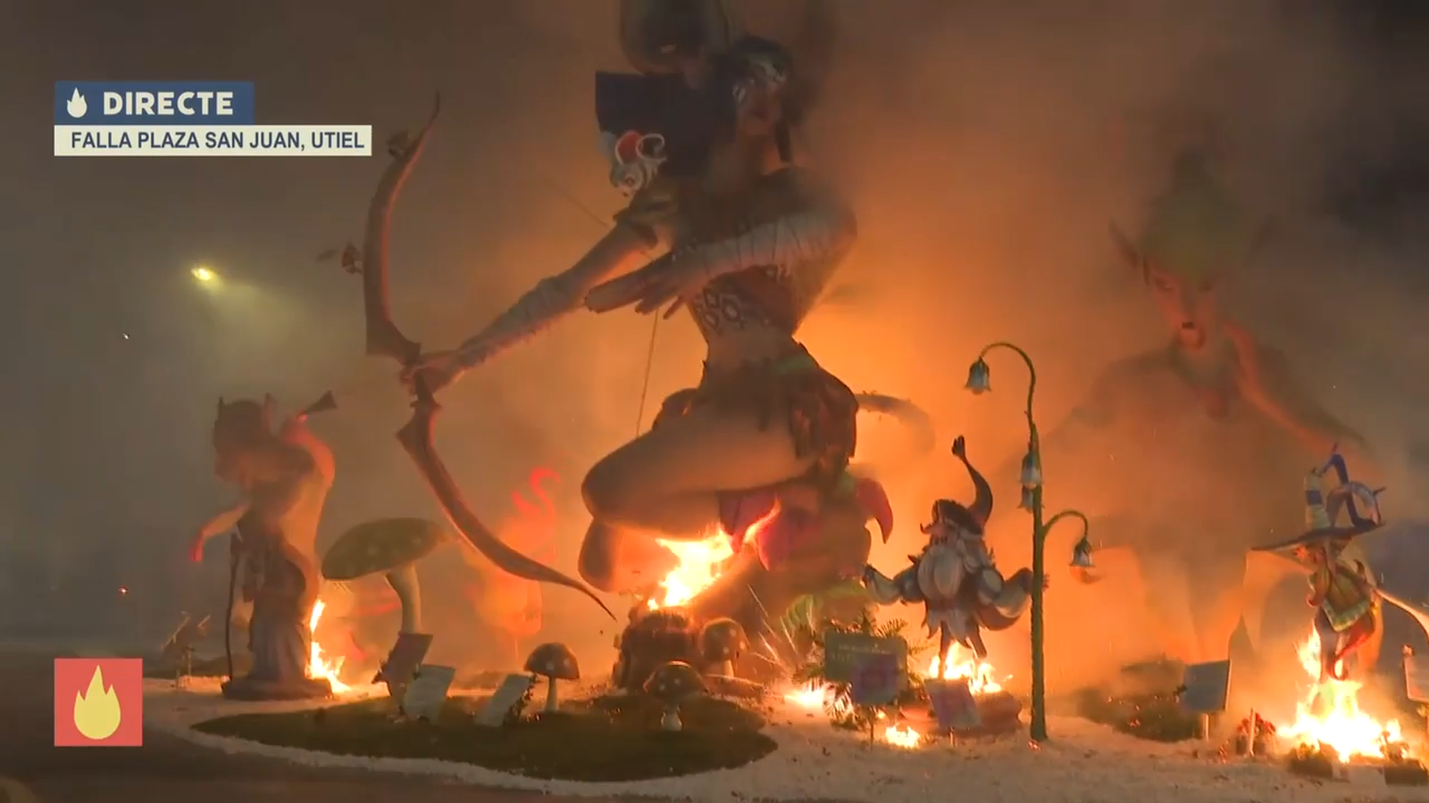 Cremà Falla Plaza San Juan Utiel