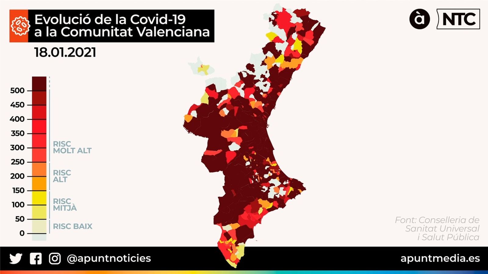 VÍDEO | De la desescalada a l'explosió de gener: així ha evolucionat el coronavirus a la Comunitat Valenciana