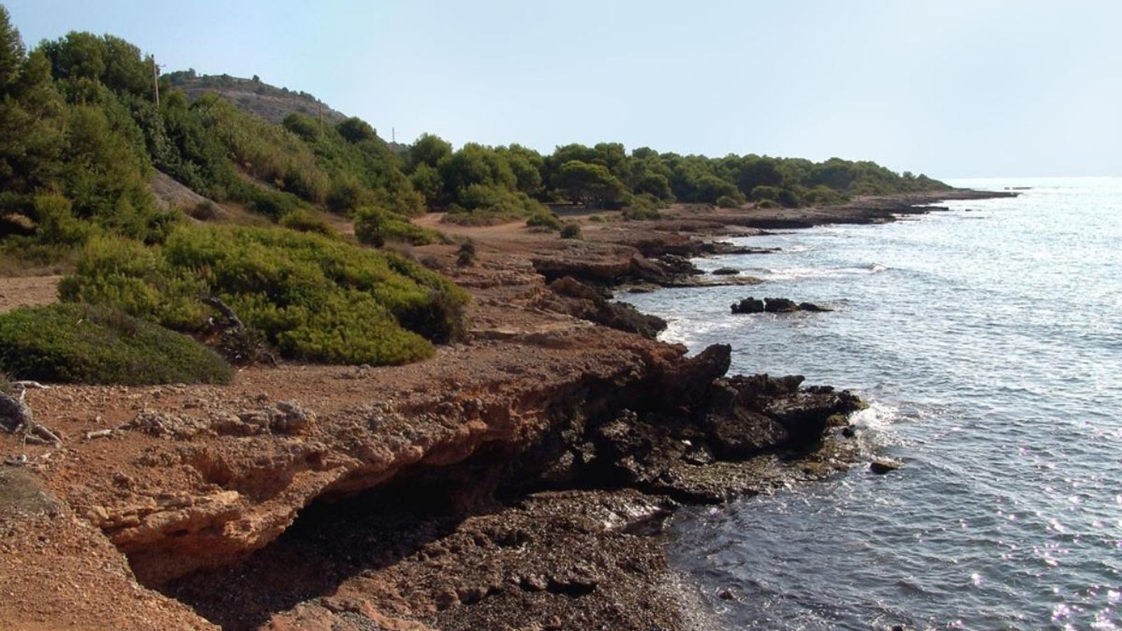 Cala de la Renegada, on ha tingut lloc l'accident del menor